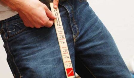 Penis size measurement